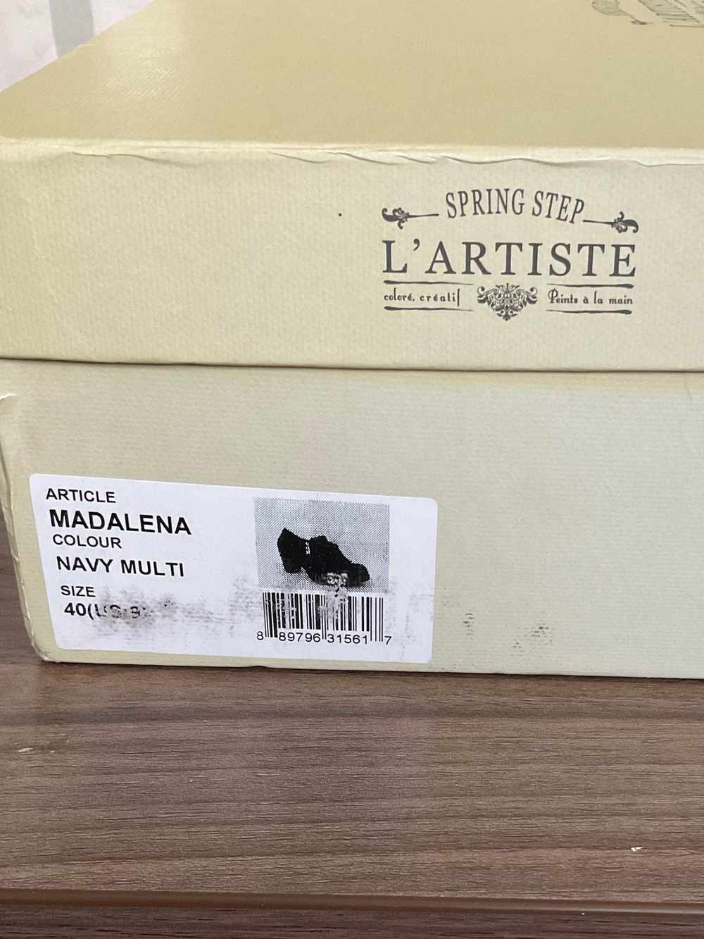 L'Artiste by Spring Step Madalena Floral Tassel Heels Size EU 40 US 9-9.5 NWT - Picture 10 of 10